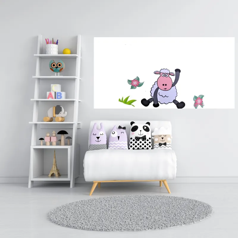 Dětská magnetická nástěnka samolepicí - Ovečka
